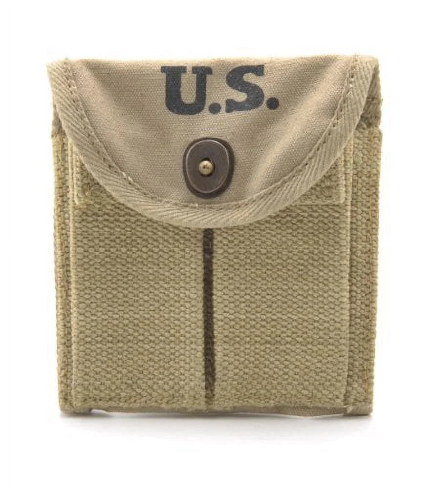 M1 Carbine Sling Oiler and Buttstock Pouch, Expertly Handcrafted Replica, Khaki