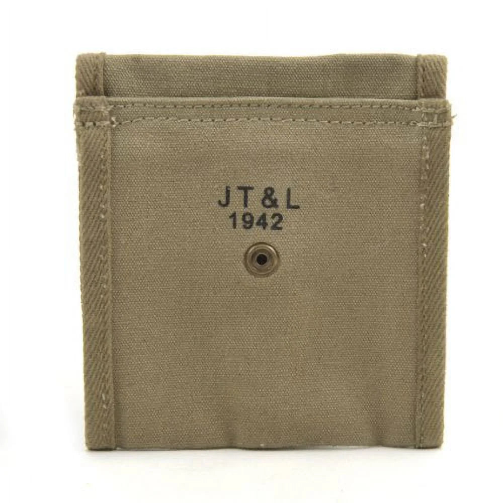 M1 Carbine Sling Oiler and Buttstock Pouch, Expertly Handcrafted Replica, Khaki