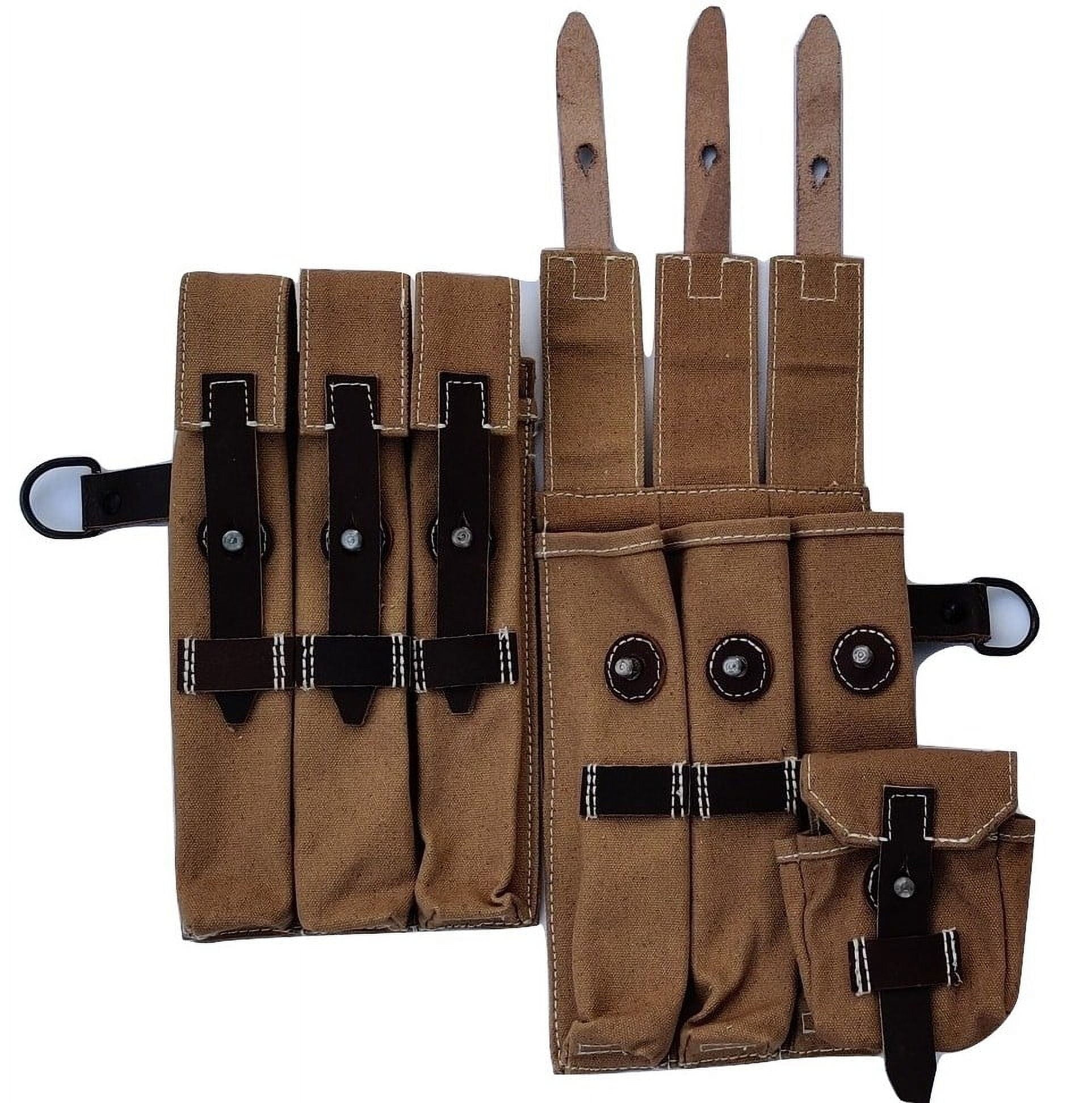 WW2- German MP40 Wehrmacht Magazine Pouch Set