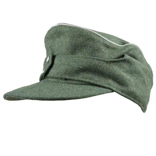 WW2- German Wehrmacht Officer M43 Panzer Wool Field Cap