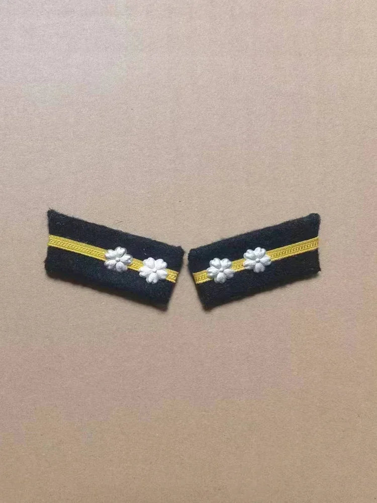 Reproduction WW2- Imperial Japanese Navy Uniform Collar Rank Insignia