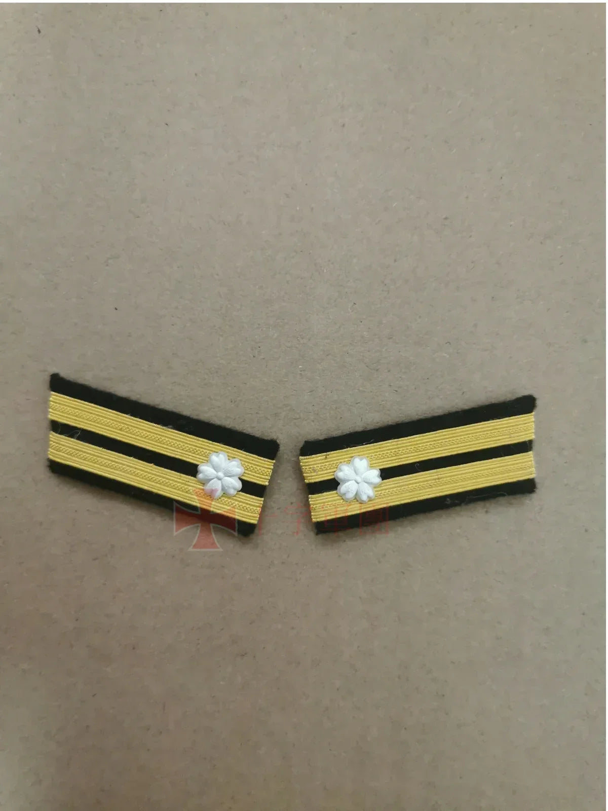 Reproduction WW2- Imperial Japanese Navy Uniform Collar Rank Insignia