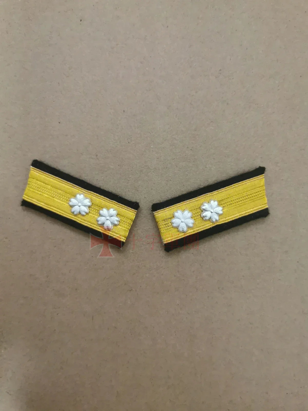 Reproduction WW2- Imperial Japanese Navy Uniform Collar Rank Insignia