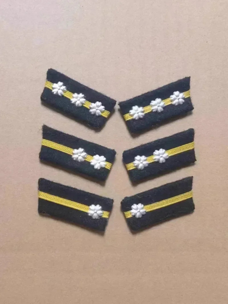 Reproduction WW2- Imperial Japanese Navy Uniform Collar Rank Insignia