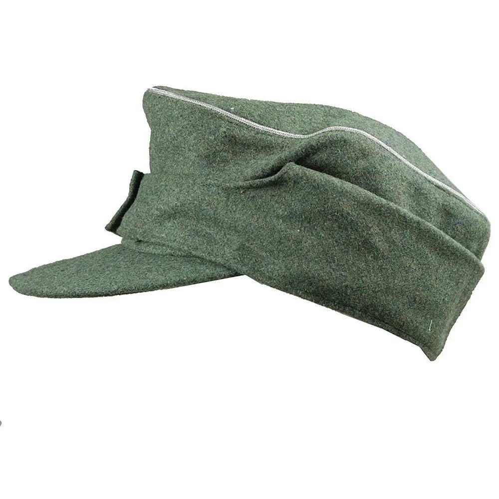 WW2- German Wehrmacht Officer M43 Panzer Wool Field Cap